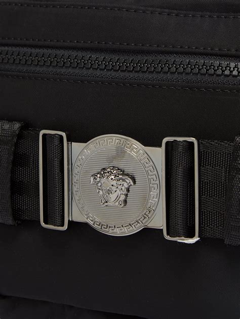 versace medusa nylon belt bag|versace belt outlet.